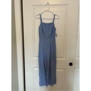 Blue Striped Women’s Jumpsuit